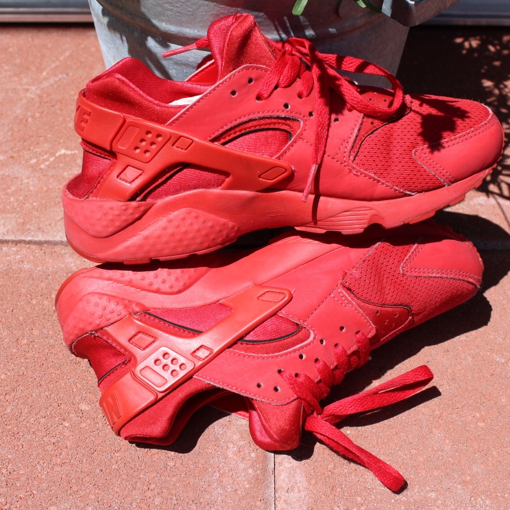 Red Huarache by Nike
